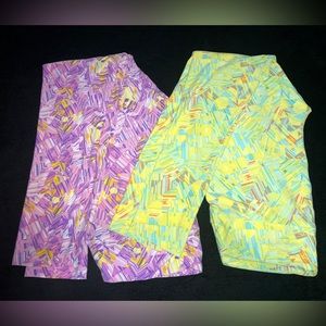 LuLaroe Leggings two pair